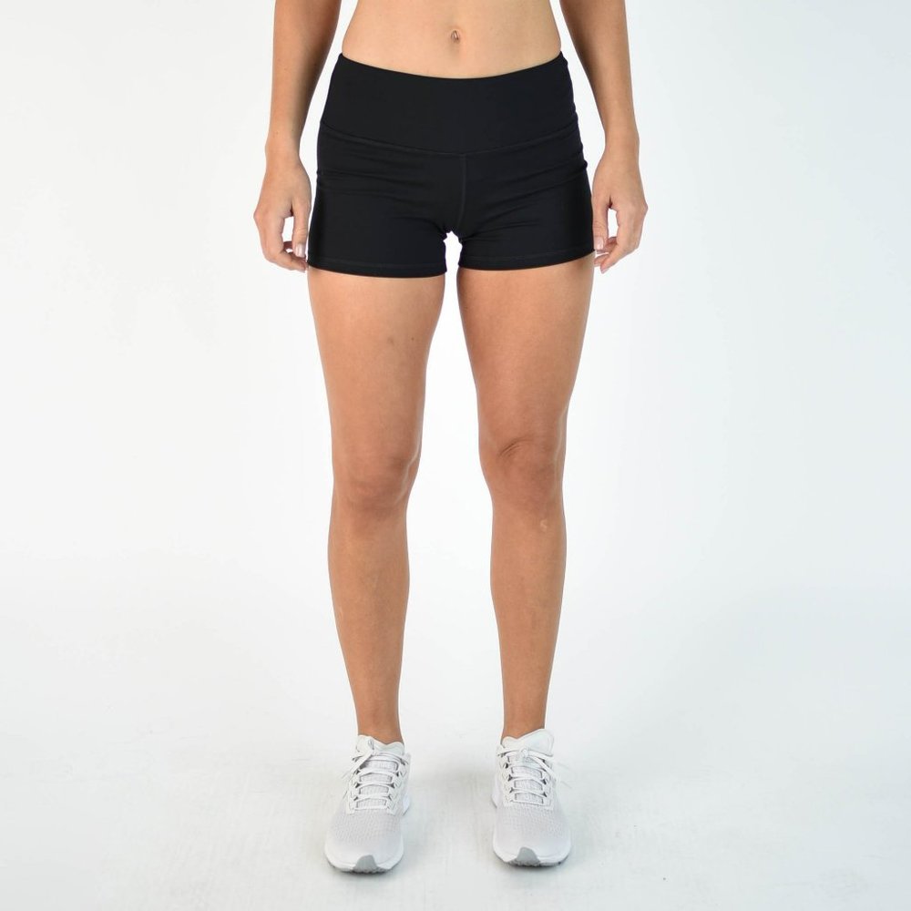 FLEO Black Power High Rise Shorts
